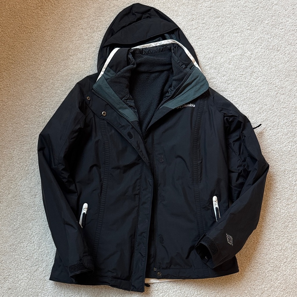 Columbia Women's Black Bugaboo Jacket with Fleece